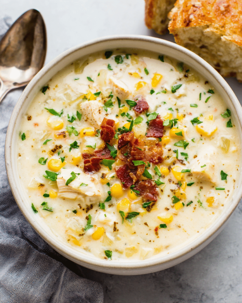 Hearty Chicken Corn Chowder Recipe recipe