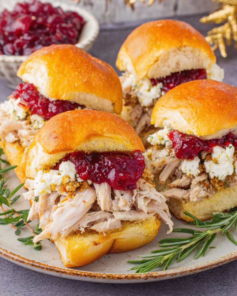 Mini Leftover Turkey Sandwiches recipe