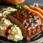 Classic Meatloaf with Mashed Potatoes recipe