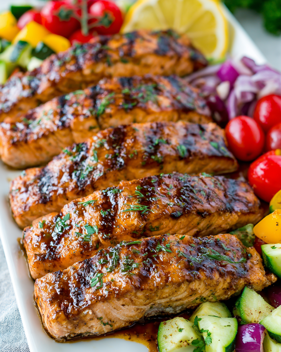 Perfect Marinated Grilled Salmon Recipe recipe